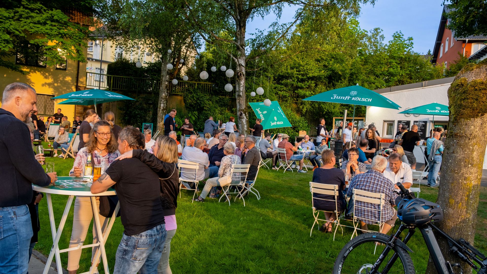 Biergarten in München